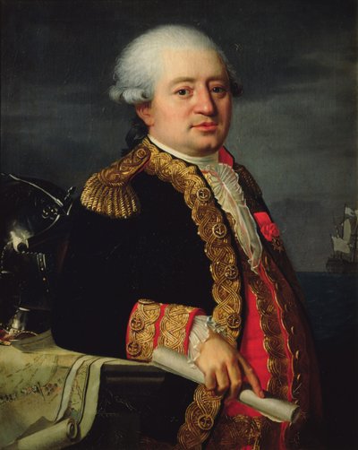 Ritratto del Conte de La Couldre de La Bretonniere da Robert Lefevre